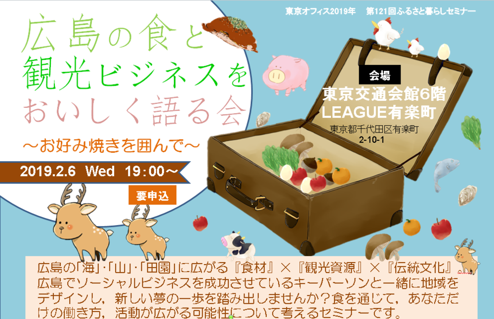 HIROBIRO.ひろしま in トーキョー 「フードツーリズム編」